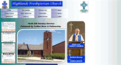 Desktop Screenshot of highlands-presbyterian.org